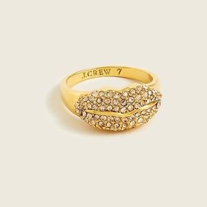 Jcrew Kiss pavé ring
